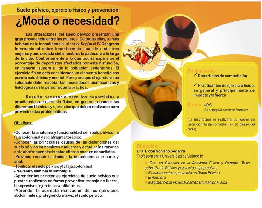 Entrenamientos7's tweet photo. Curso para tonificar el suelo pélvico y la faja abdominal, para mujeres y hombres deportistas. Imparte Lidón Soriano http://t.co/Fe1reAhx4d
