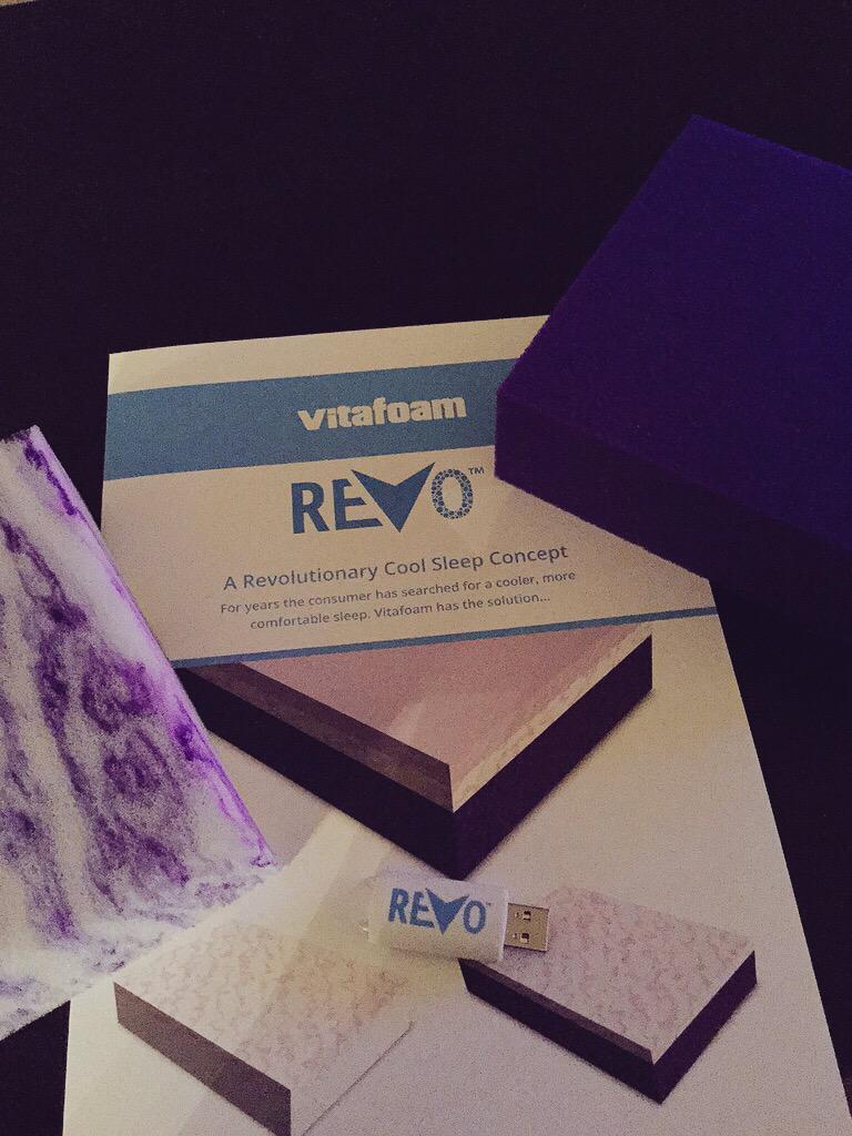 VitafoamUK's tweet photo. After a busy week at #Interzum2015 we are back in the office with #Revo samples ready for customer feedback. http://t.co/FADuknanDc