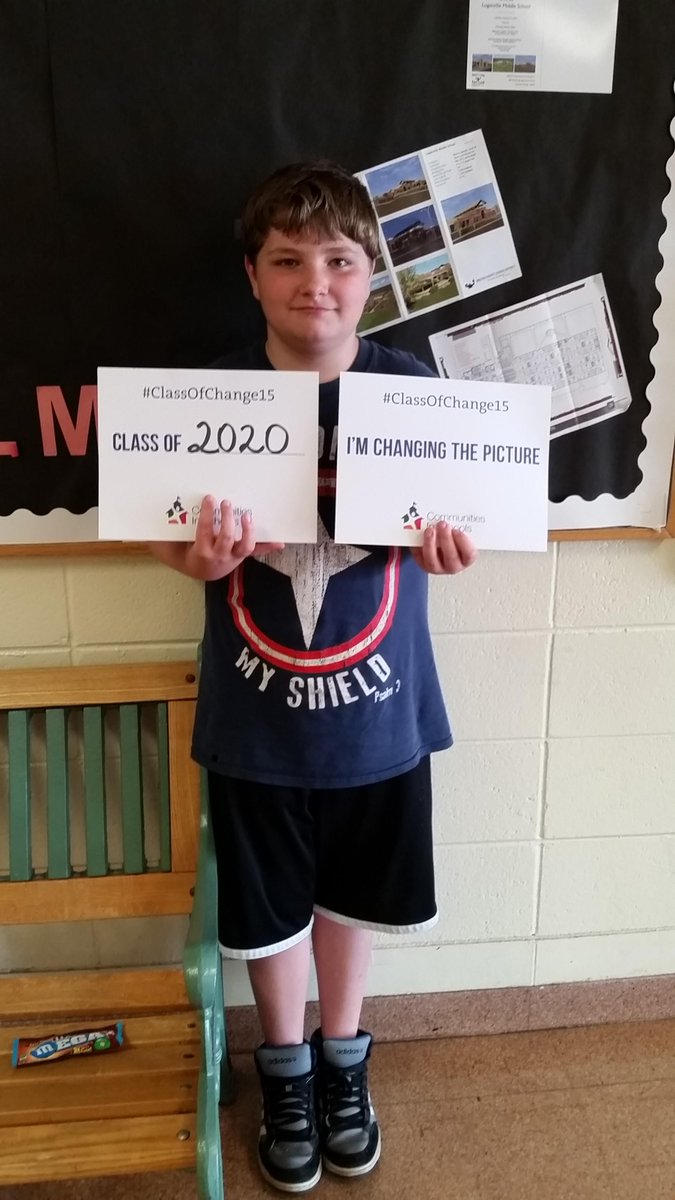 CISLMS's tweet image. These students at Loganville Middle School are changing the picture #ClassofChange15
