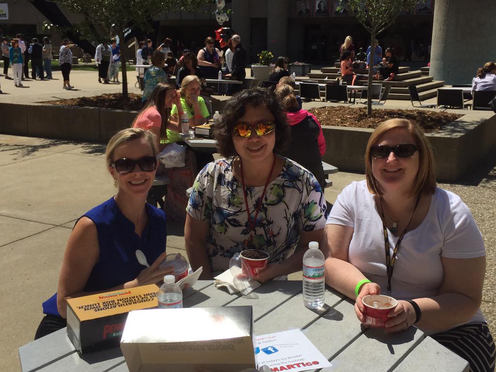 Lunch with co-workers! #UofLSMARTice