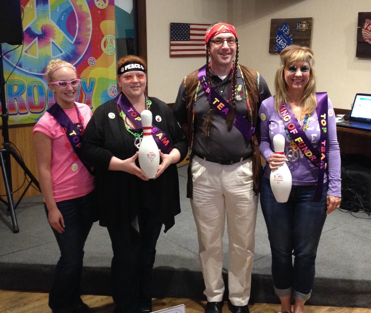 Congrats to team Northern Lights for their Top Fundraising efforts last night! #bowl4bigs