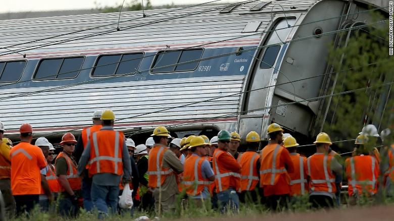 CNN's tweet image. Investigators are seriously looking at speed as a factor in #Amtrak train crash, official says cnn.it/1FkFAt2