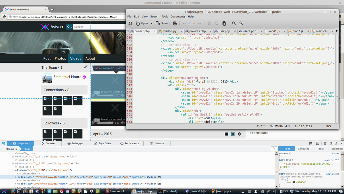 Aviyon_com's tweet photo. Code view of Aviyon 2.0 #aviy #c #php #developer #programmer #js #python #mysql #coding #webdesign #css3 #html5 http://t.co/fVWKLlmuCU
