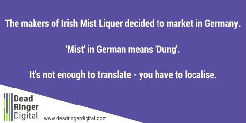 DeadRingerGib's tweet photo. Have you heard the one about Irish Dung? #marketingmistakes #translation #localisation #advertising http://t.co/qnUC5jzUBN