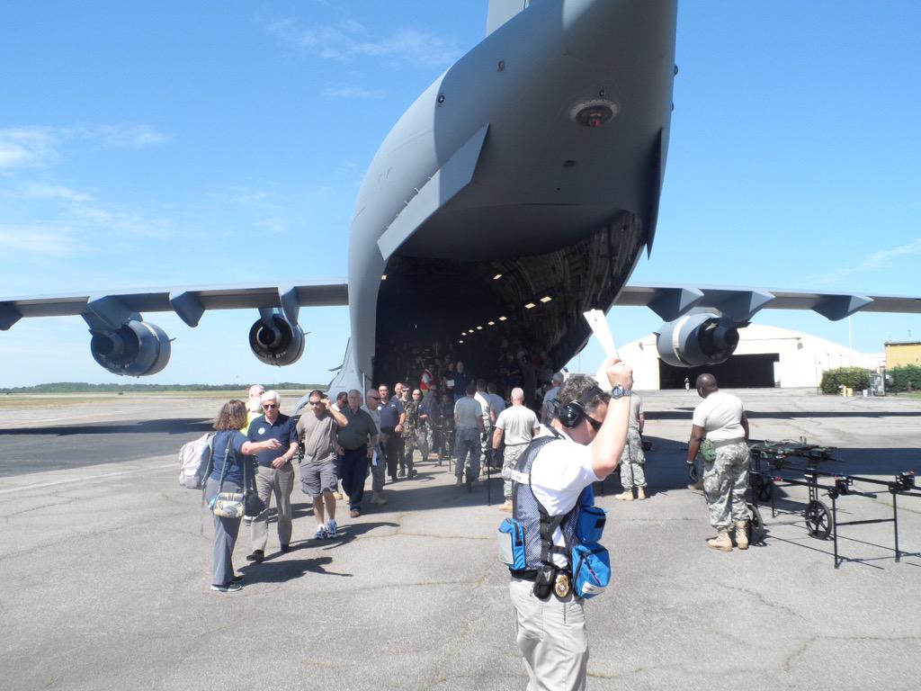Patients getting off loaded to go to area hospitals  #scndms15