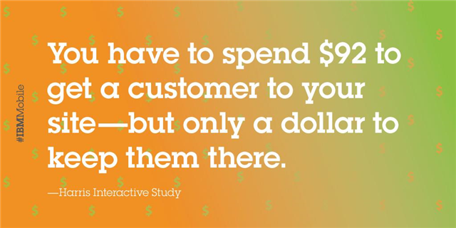 ambarmstrong's tweet photo. Wow.. customer retention is beyond critical to the bottom line #IBMamplify #mobile http://t.co/dHrZ5ttnGJ http://t.co/KFoODFkANG