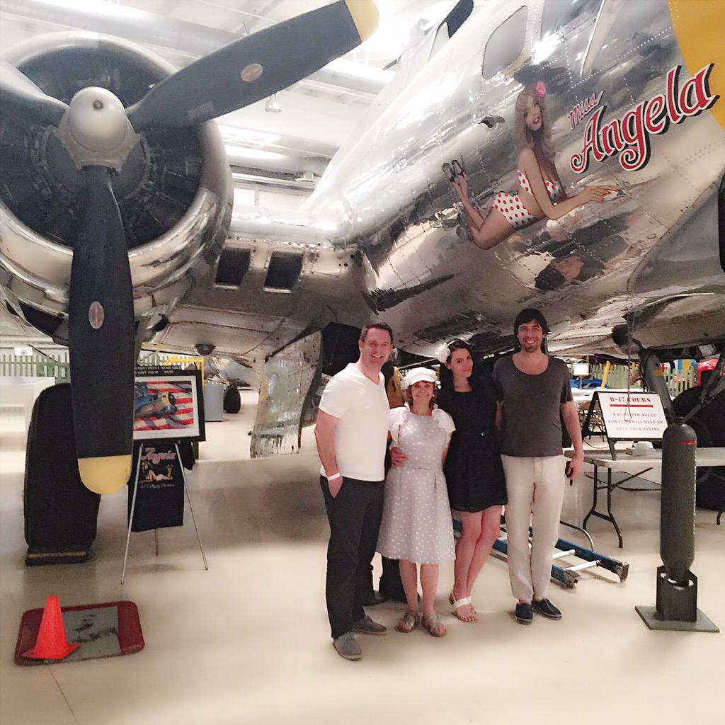At the Palm Springs air museum my Grandpa founded w/friends Roland w <a href="/leica_camera/">Leica Camera AG</a> my Gma &amp; Damir w <a href="/LaureusSport/">Laureus</a>