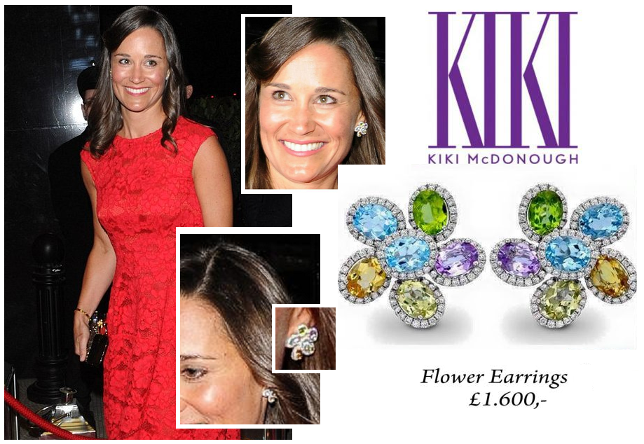 ifashionhunter's tweet photo. Update ID! #PippaMiddleton wore @kikimcdonough earrings to the @TheBHF gala. #pippa #style 💖💞 #pippamiddletonstyle 🌞☀ http://t.co/rlcSMeBb2Z