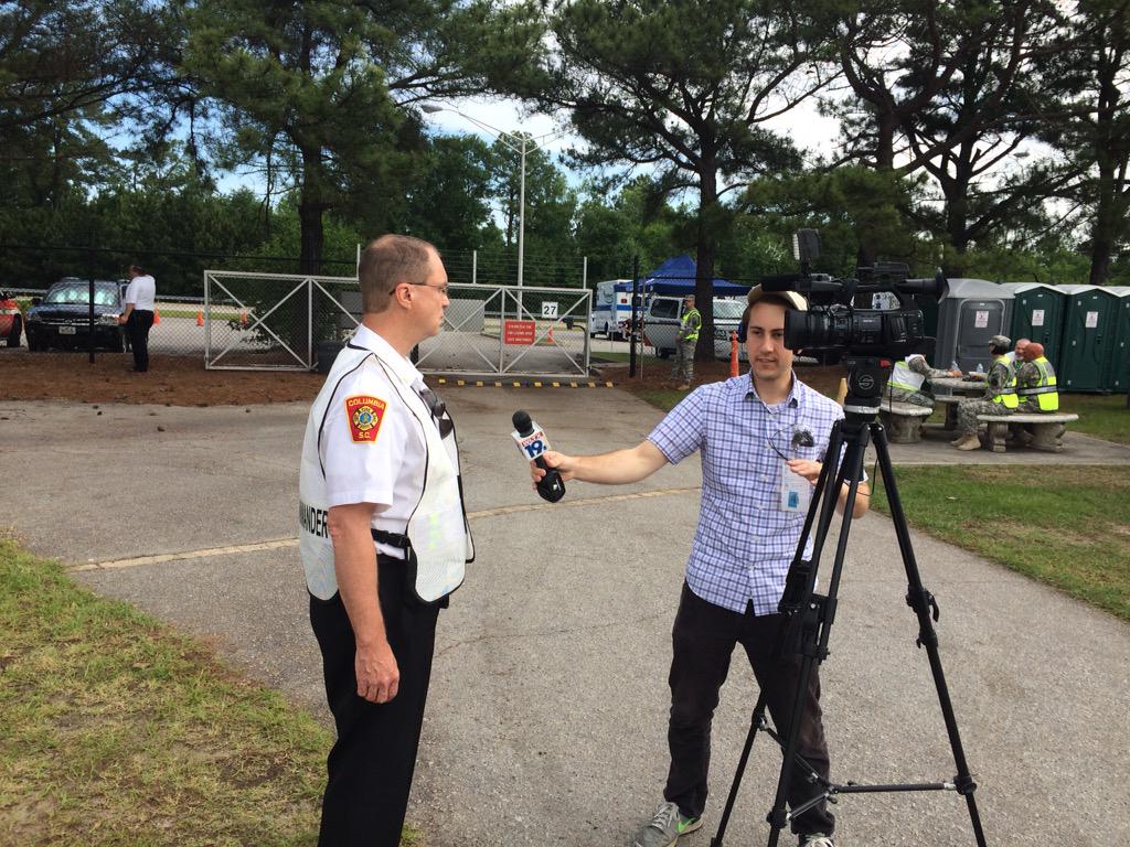 Incident Commander giving interviews  #scndms15