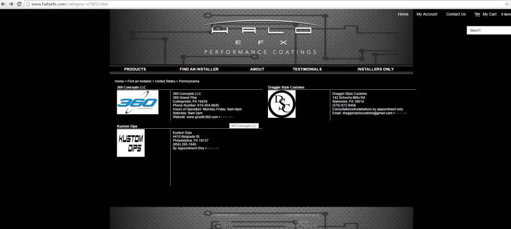 360ConceptsLLC's tweet photo. We are now authorized Halo EFX Installers! - http://t.co/sv93DsQYld - ... http://t.co/Q3aVMUQXZc
