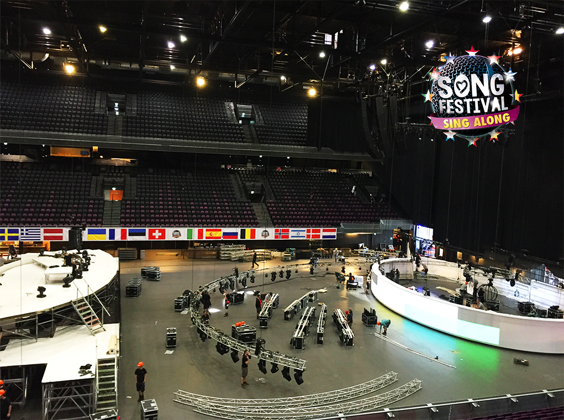 Singalong2015's tweet photo. Niet alleen in Wenen zijn de voorbereidingen in volle gang... @ZiggoDome #singalong15 #songfestival http://t.co/wdGsGvg0QE