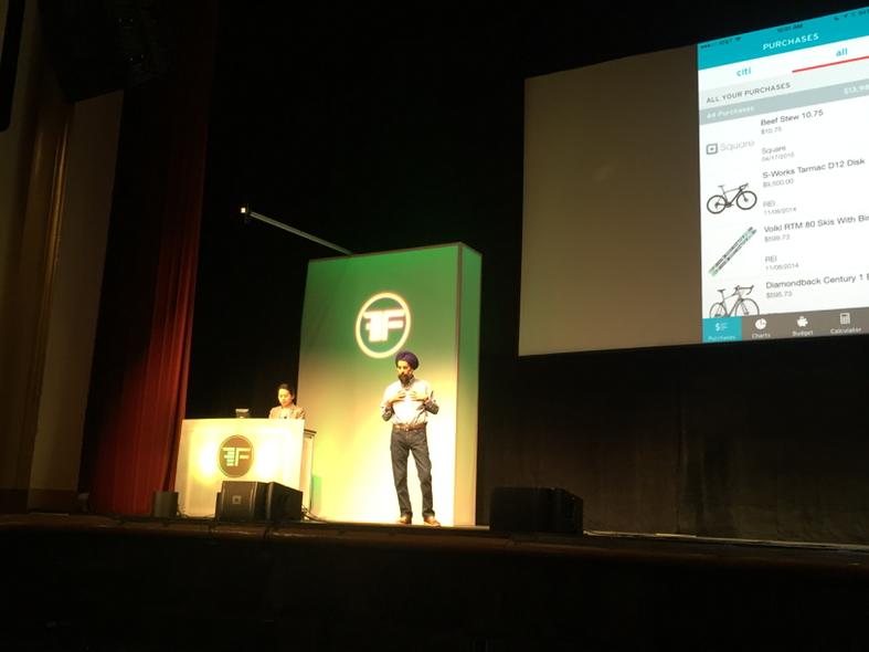 Finovate tweet media