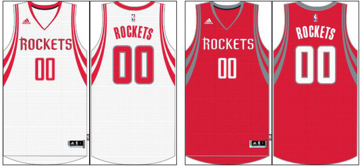 rockets jersey numbers