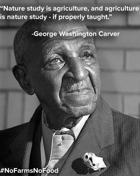 Farmland's tweet photo. #WednesdayWisdom from the late agricultural expert and researcher, George Washington Carver. #NoFarmsNoFood http://t.co/VChyiaxY5P