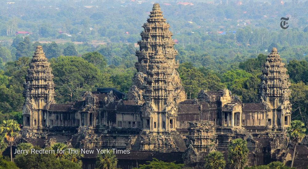 nytimes's tweet photo. Explore the ruins of Angkor Wat and other parts of Cambodia http://t.co/jhyEadfVTb http://t.co/eA46X6QFqf