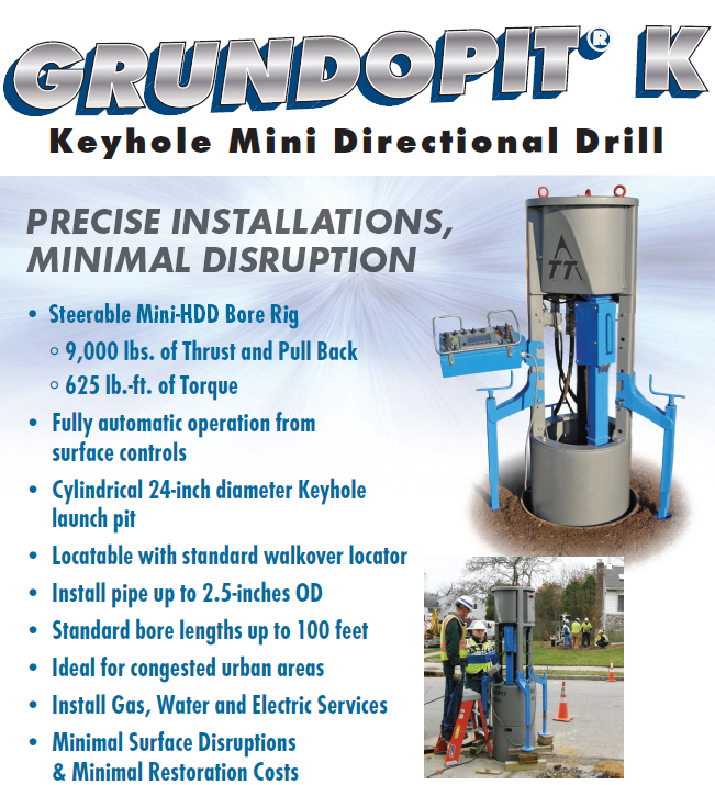 Check out the Grundopit K - Mini Keyhole Directional Drill!