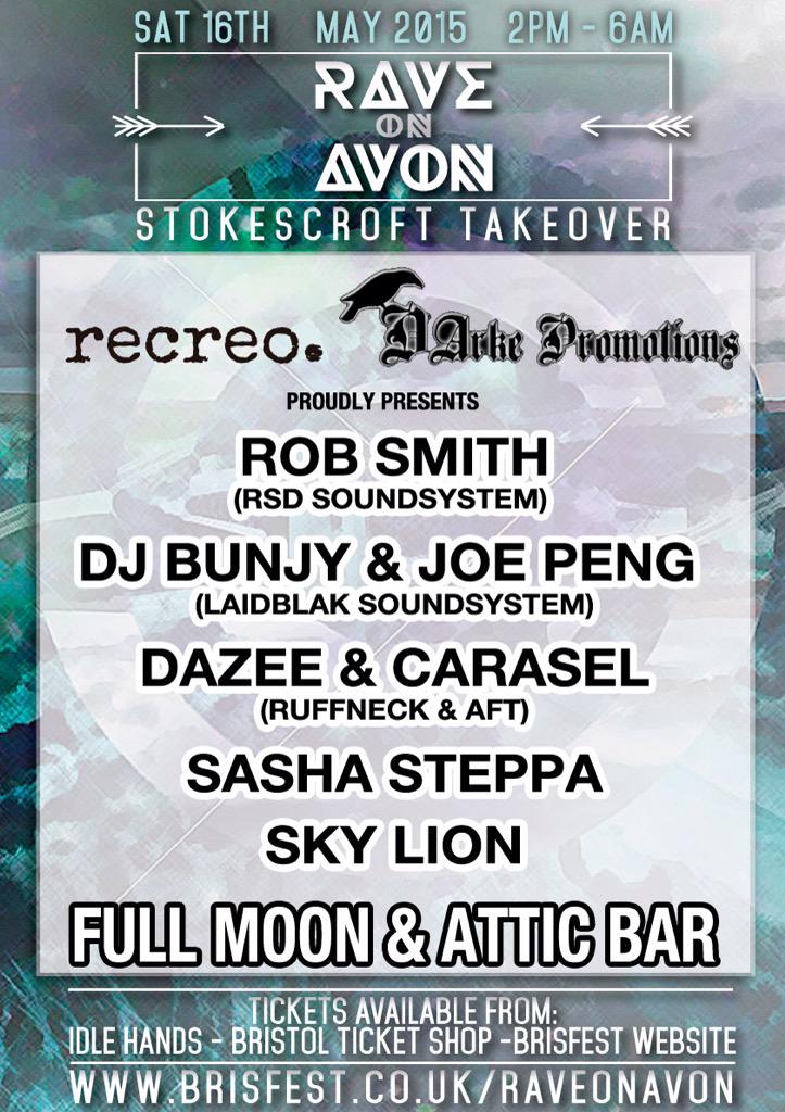 dunkwilmot's tweet photo. this Saturday @recreoUK @DArkePromotions takeover #theattic for @brisfest #raveonavon http://t.co/jCu5bwXf1o