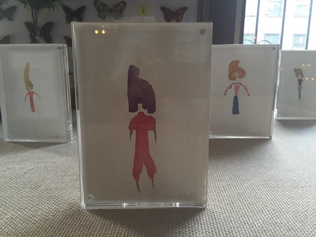 guestofaguest's tweet photo. Loving @OberonSinclair's premier art exhibit based on @toryburch's collection. http://t.co/G88x7aqXpG