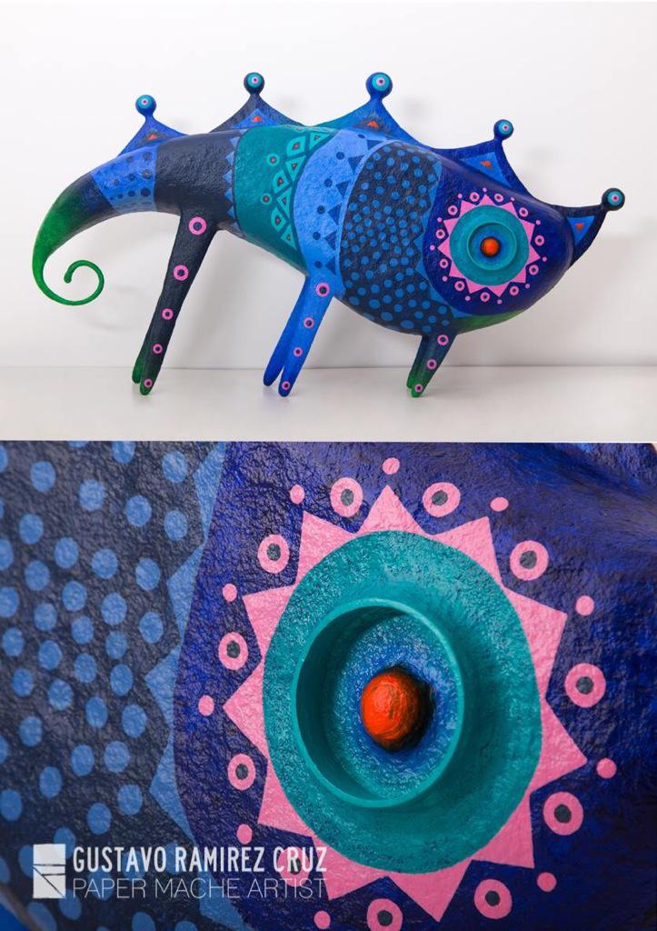 gustavomache's tweet photo. My latest creation in papermache : Somnus Asafarengus. #papermache #amsterdam #berlin #fantasy #art #creature http://t.co/pnPTM0rHJ9