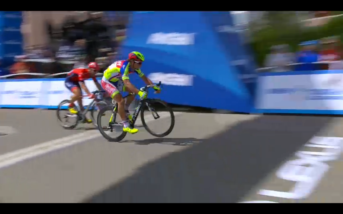 nuestrociclismo's tweet photo. #ATOC10th #Atoc Etapa 5. triunfo de @tinkoff_saxo con @petosagan @Ultimo_km1 @BiciGoga http://t.co/DGa0Lgjh0N