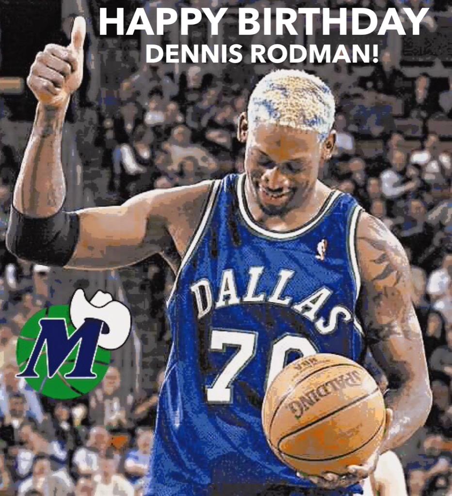 Happy Birthday to former Maverick Dennis Rodman! 