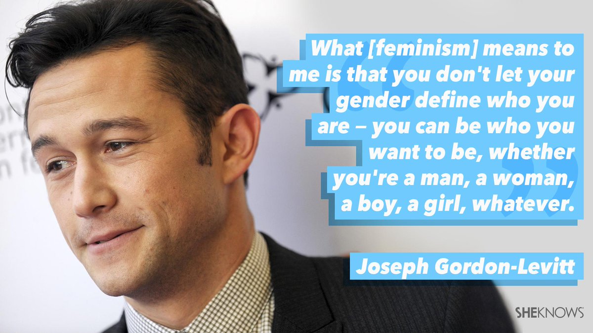 Whatsername_TC's tweet photo. This is the way it should be. 
WT x #equalityforall  #JosephGordonLevitt #Feminism #Gender http://t.co/2RuhzlF55H