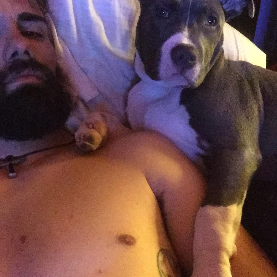 Been gone all week and I think she may have missed me. This is how she decided to wake me up this morning.