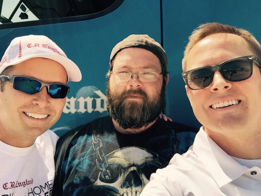 _jengland's tweet photo. Shout out to Mike, a dedicated C.R. England driver #CRESelfie #RoadTrip http://t.co/RA6j1lvGve