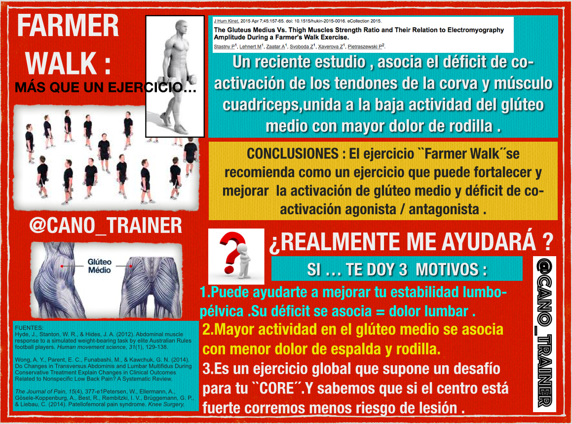 CANO_TRAINER's tweet photo. UN EJERCICIO QUE PUEDE EVITAR :
-DOLOR DE RODILLA 
-DOLOR LUMBAR 
-MEJORAR RITMO DE CINTURAS Y CORE .
Gracias por RT. http://t.co/R5NcrF3Pmt