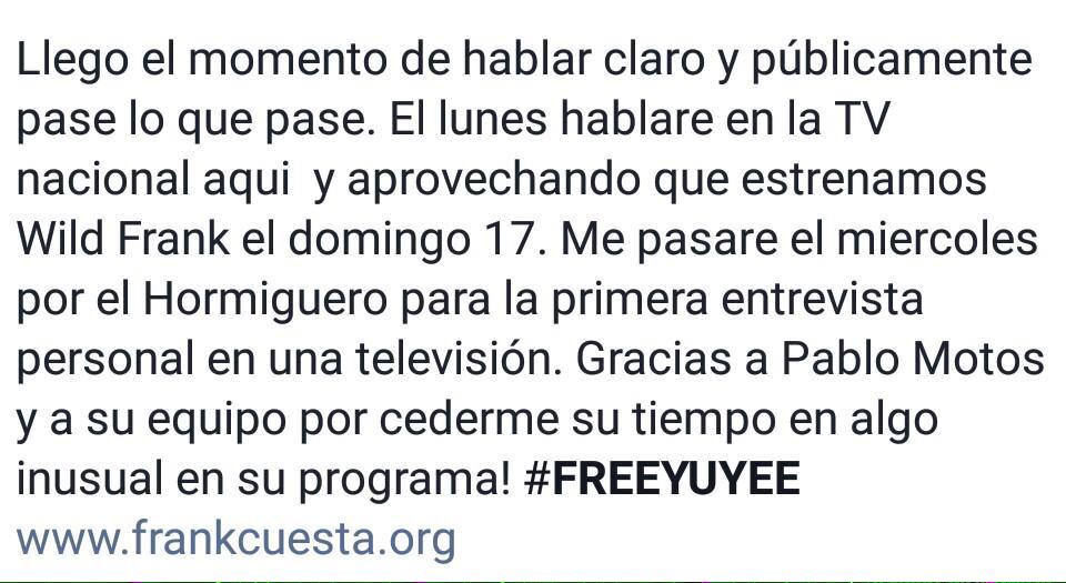Que todo el mundo se entere!!! Nos vemos esta noche en #ElHormiguero
RT!!!