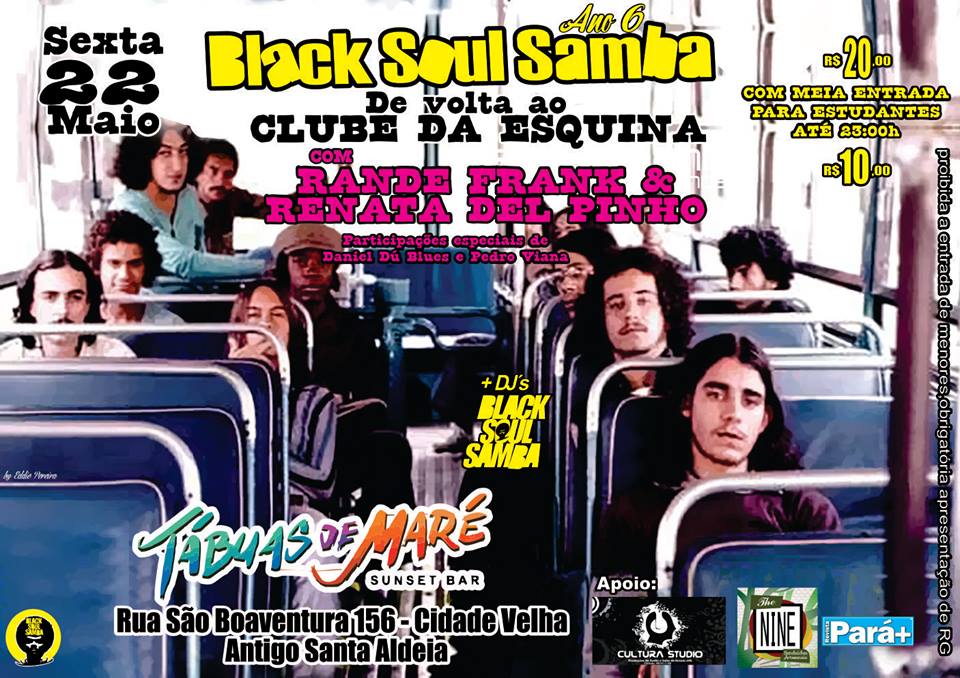 Blacksoulsamba's tweet photo. Trubuto a Clube da esquina na @Blacksoulsamba sexta 22 de maio de 2015 no Tabuas de Maré. http://t.co/g10n5xzBYr