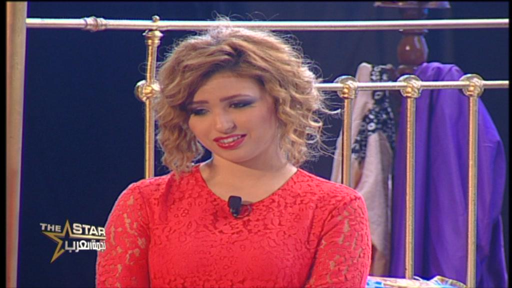 NajmatAlArabTV's tweet photo. #نجمة_العرب شيرين سيف النصر تؤدي مشهد من فيلم "سارق الفرح" لا تنسوا التصويت لها على الرقم 0088216101026 http://t.co/nHUYQcJhTC