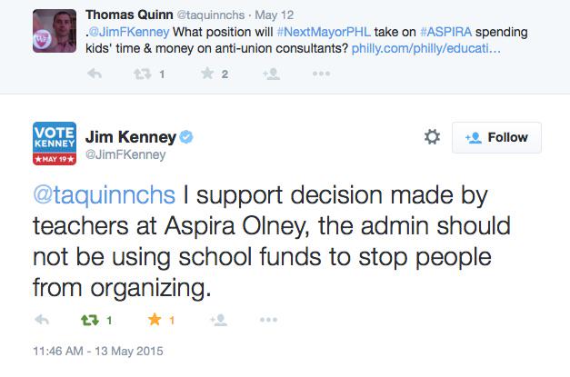 Ess_Dog's tweet image. Thank you @JimFKenney for standing w/ #ASPIRA workers. #PHLed #NextMayorPHL @AFTunion @rweingarten #1u