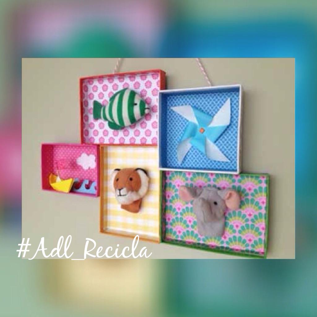 adl_recicla's tweet photo. Cuadros infantiles hechos con tapas de #cajas #maratondeideas #reutilizar 💚♻️✅ #adlblog RT #diseño #creatividad http://t.co/3WM03NnvLZ