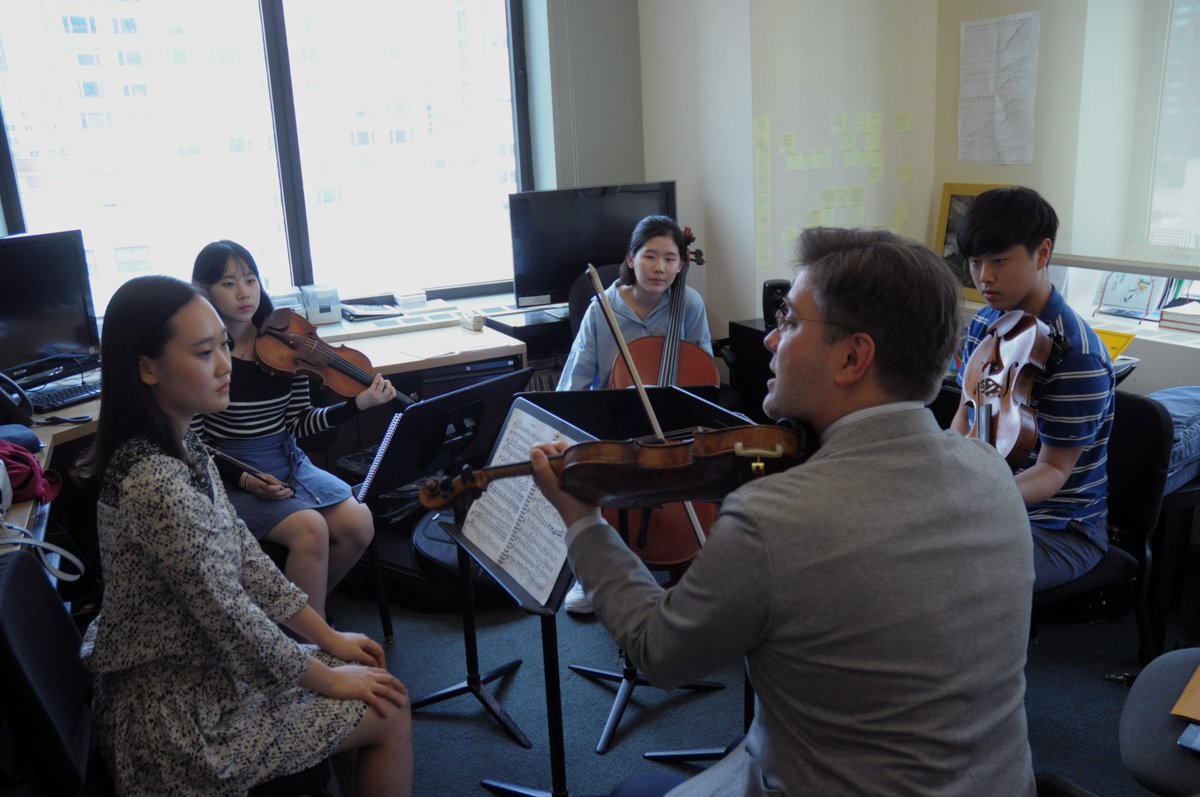 chambermusic's tweet photo. Another afternoon of coachings are underway w/ the @LGArtsCenter students! #LGChamberMusicSchool #SpringFestival2015 http://t.co/u8LlQqOVYU