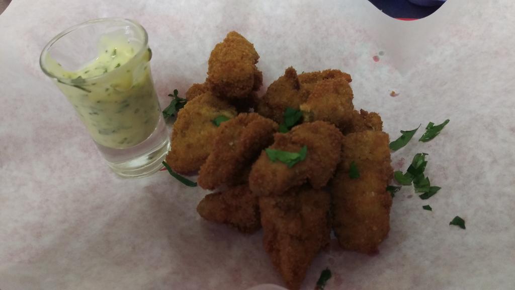 Today's Special, deep fried chicken livers. SOLD OUT!