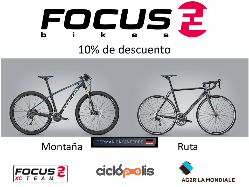 CiclopolisAlta's tweet photo. Todos los modelos @FOCUS_Bikes tienen el 10% de descuento.
Ven a visitarnos y llévate una bicicleta de Ruta &amp; Montaña http://t.co/krUDBIbuFC