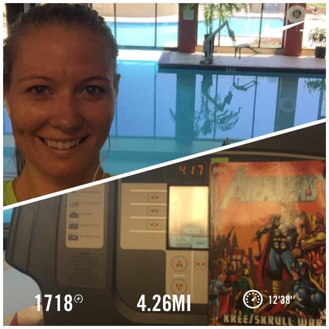 GeekoutWorkout's tweet image. How do you keep a #comic open on a treadmill? #NerdProblems #realquestion #notajoke #fitness #nerdfitness #workout