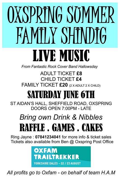 TeamHamTrailtrk's tweet photo. Fundraising family shindig #oxspring #penistone http://t.co/oyIcGRWlbj