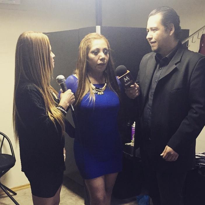 fragosomanager's tweet photo. @zulemabruja en entrevista con #TopModelTV @abrachfabian http://t.co/sDskd5NKeE