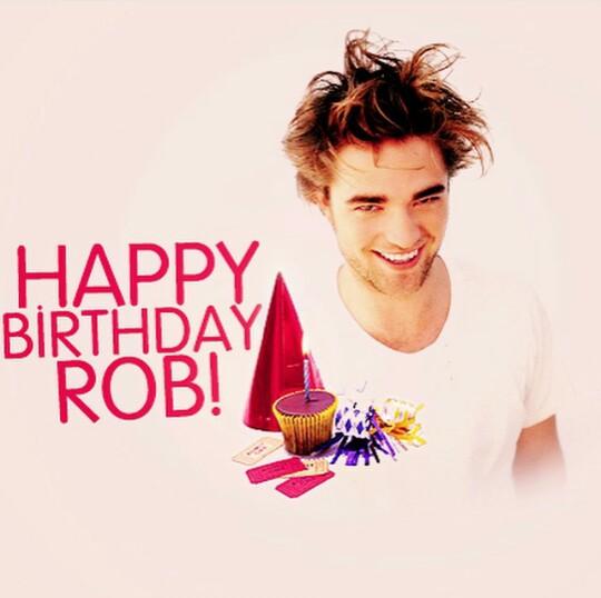 Oggi va così. Happy Birthday to Robert Pattinson. 
