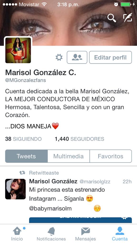 MGonzalezfans's tweet photo. Estrenando avatar y cada vez somos más, gracias por su apoyo para la reina más hermosa. @marisolglzz @abrilglz http://t.co/yPgYrQ5zOt