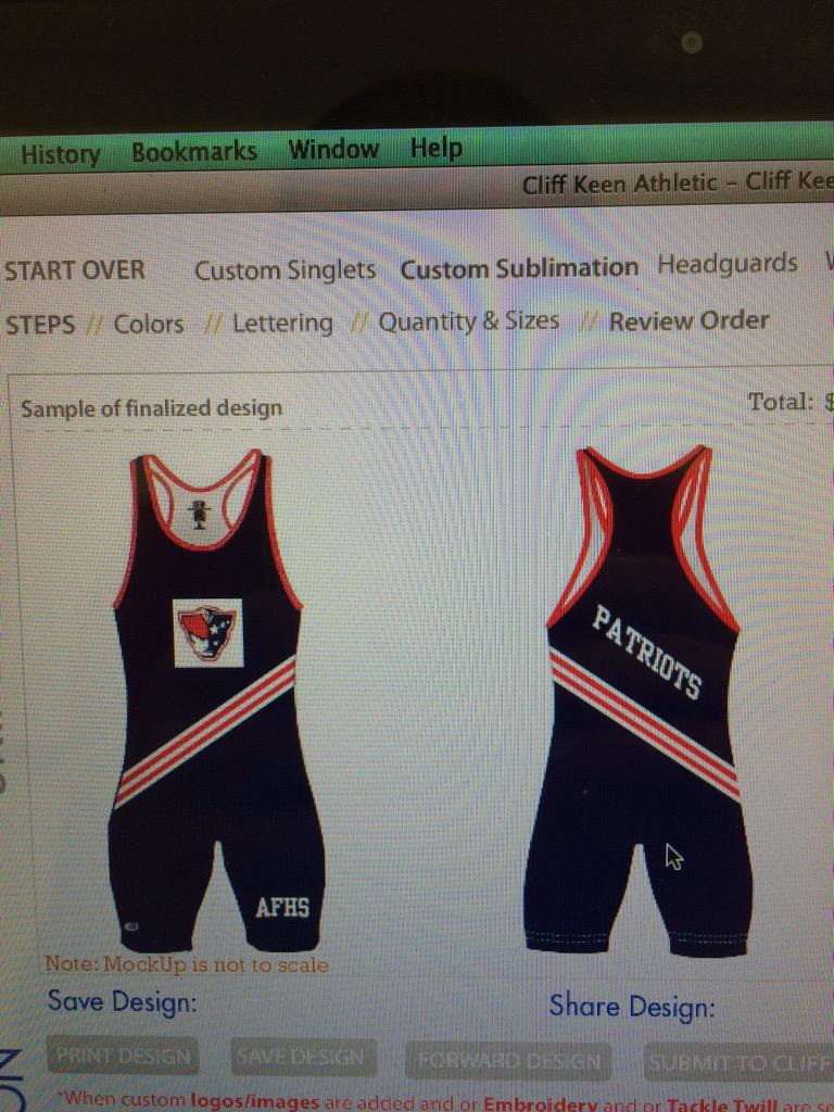 coach_Baird_JHS's tweet photo. Singlets for the season! Subtract the white from the logo! Ready for some wrestling! http://t.co/6xTf8Ikqrz