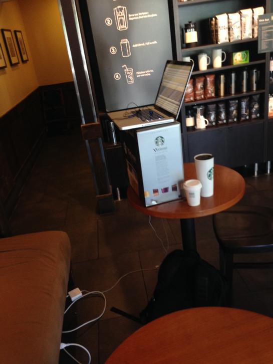 Pay attention @starbucks, a new trend in coffee shop seating is ready for launch
