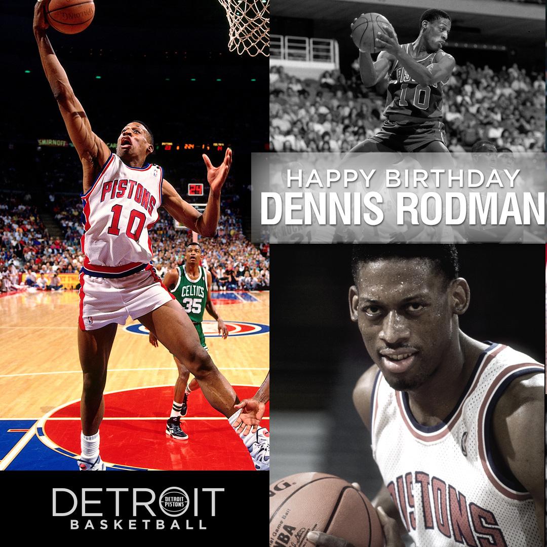 wuckert's tweet photo. RT @DetroitPistons Happy Birthday @dennisrodman! Check out some of his best #Pistons pics - http://t.co/fbMAWHZ19V http://t.co/RPBNO4pugZ