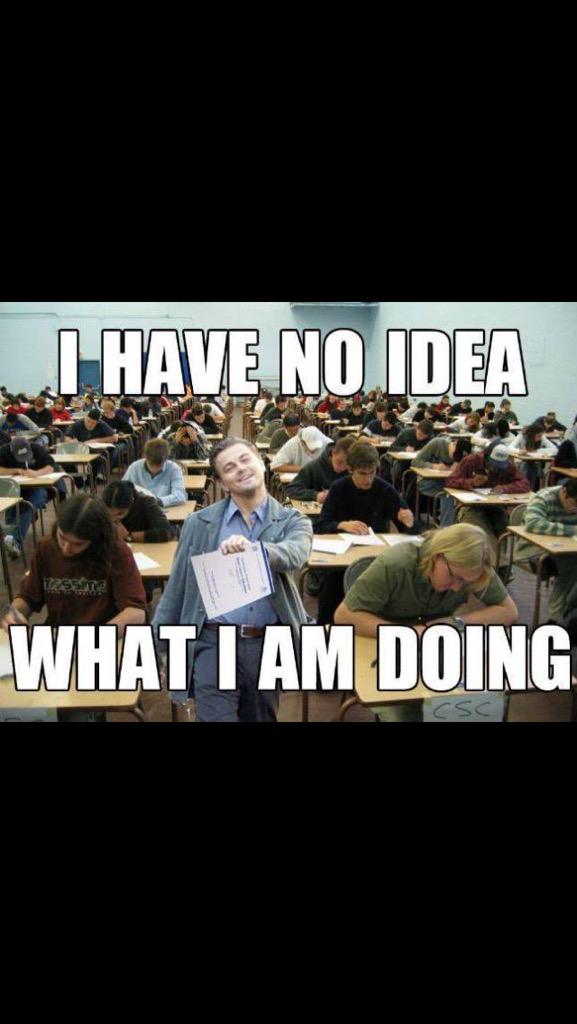 How I feel right now! Exams