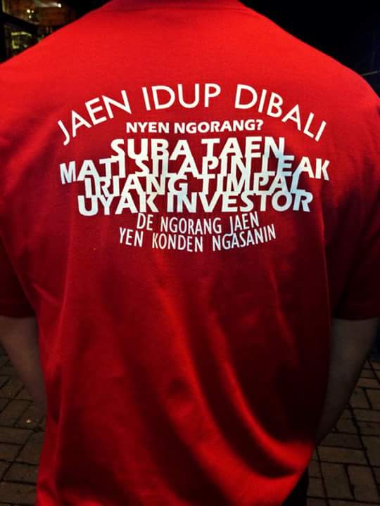 Theywa_Buffalo's tweet photo. #katoSIDupdibali
#BaliTolakReklamasiBerkedokRevitalisasiTelukBenoa @JRX_SID @gendovara @CopokTBH http://t.co/6ZnoLM2B7W