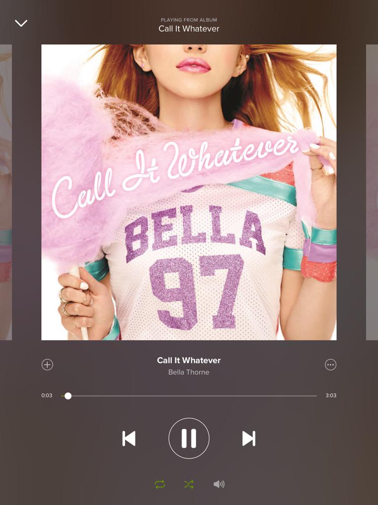 iHeartBellaT_'s tweet photo. In honor of #1YearOfCallItWhatever ๐ @bellathorne #CallItWhatever http://t.co/N0GoAspzad