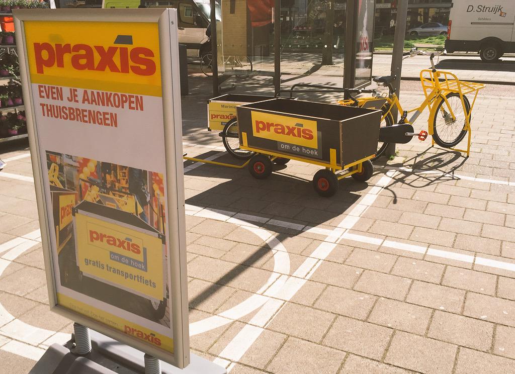 Met een leenfiets naar huis bij #praxisomdehoek