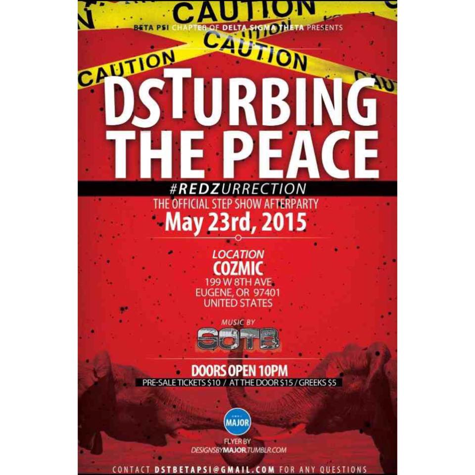 The Official Step Show After Party will be hosted by The Beta Psi Chapter of DST! #REDZurrection #DSTurbingThePeace